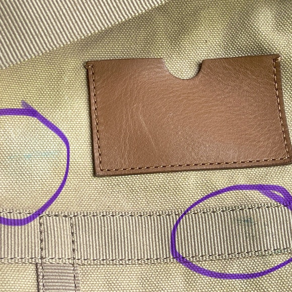 Madewell X BACKDROP Studio Hours Collab Camden Canvas Tote Shoulder/Crossbod Bag - Picture 16 of 16